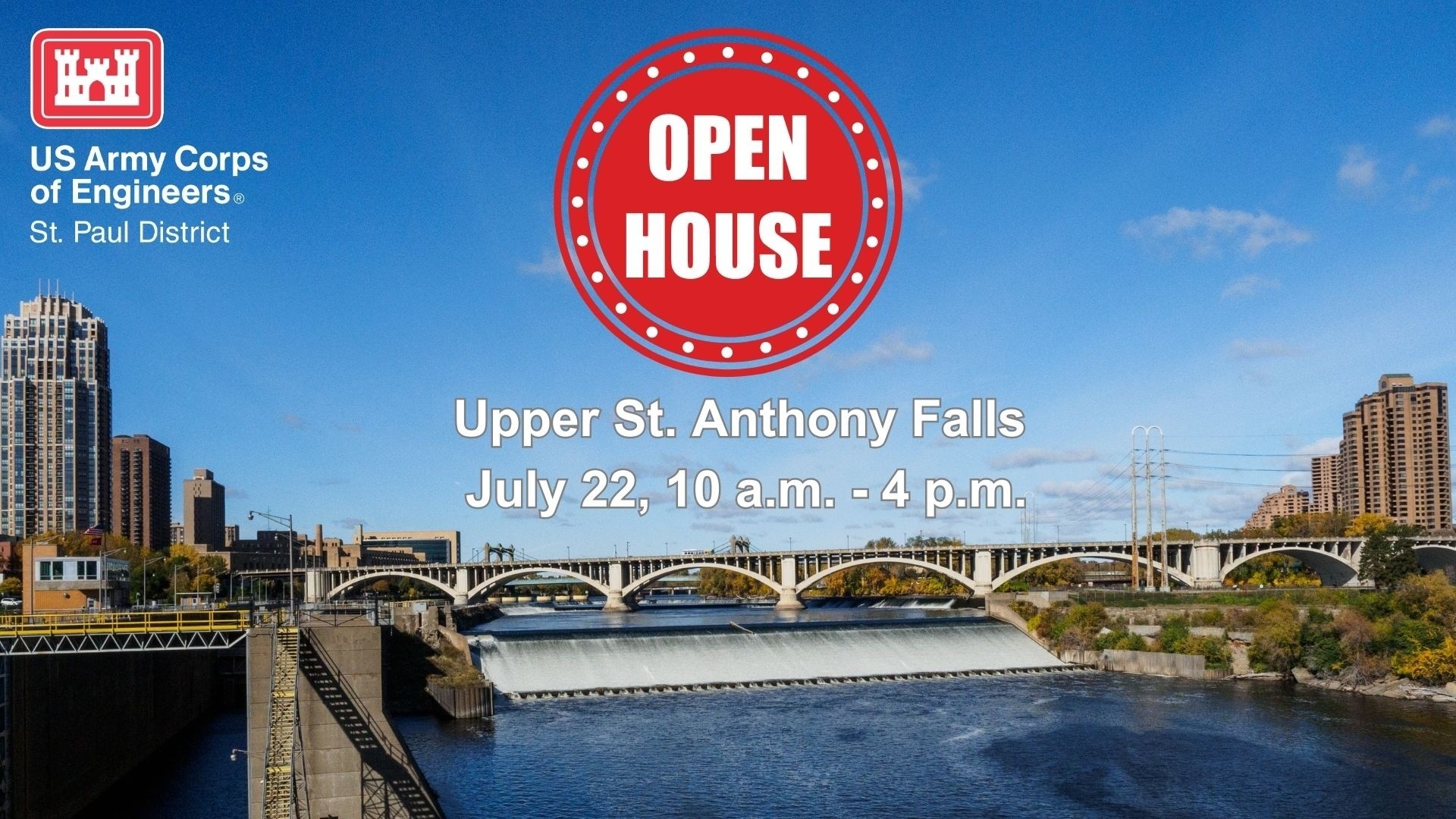 Corps opens its doors at Upper St. Anthony Falls lock for the