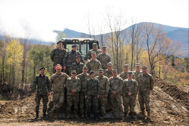 Vermont National Guard Engineers Train with State Partner North Macedonia
