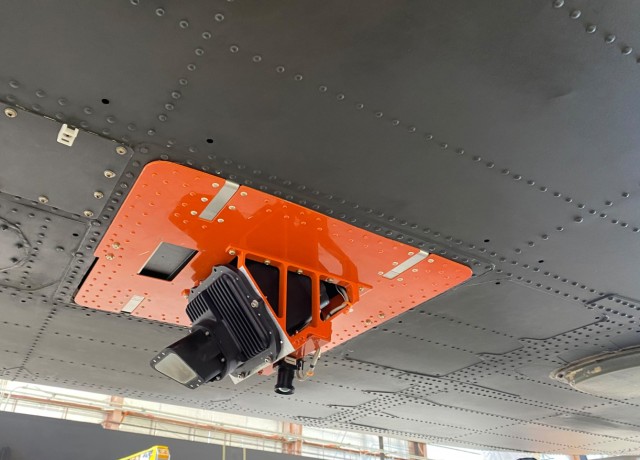 DEVCOM Aviation & Missile Center researchers test their own VBN system at their Fort Eustis, Virginia, location, where they attached a camera to the base of an experimental Black Hawk.