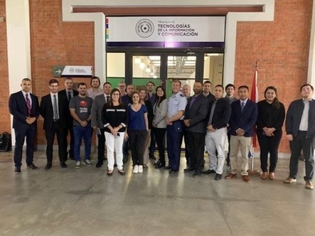 Massachusetts National Guard Cyber Assessment Team Visits Paraguay