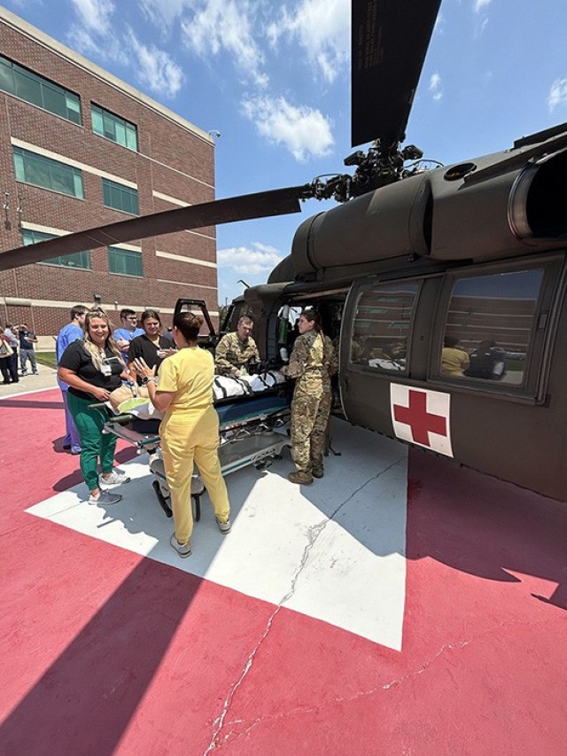 Wisconsin Guard Trains with Hospital on Patient Transport