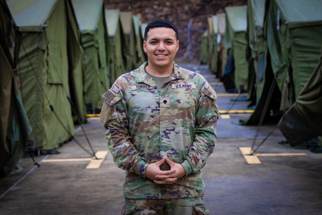 Spc. Angel Torres finds opportunities in Army service