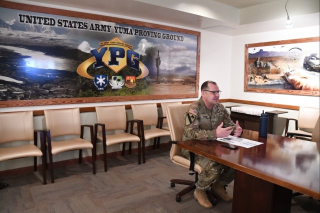 U.S. Army Yuma Proving Ground’s (YPG) new commander, Col. John Nelson, wasted no time in introducing himself and YPG’s new Command Sgt. Maj. Mark Millare to the workforce....
