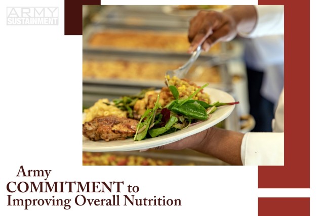 A culinary specialist prepares a plate of food during the “Back 2 Basics” culminating luncheon, Fort Stewart, Georgia, March 19, 2021.