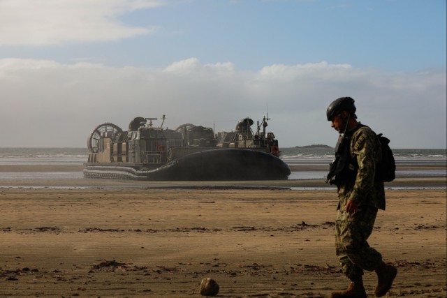 United States, German and Japanese Military forces conduct Joint Amphibians Assault during Talisman Sabre 23