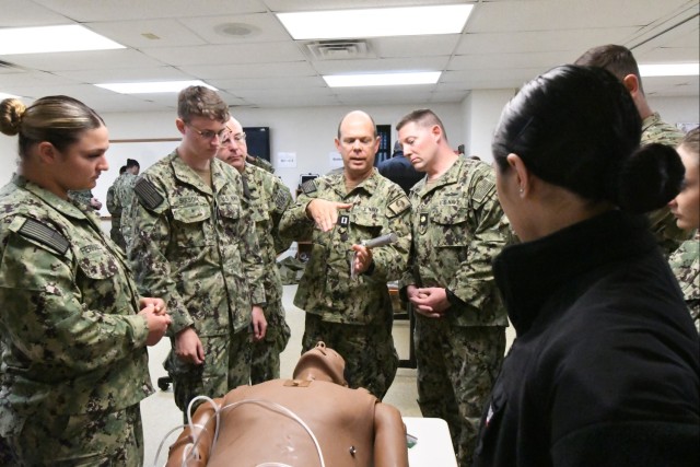 Navy Reservists hone medical skills during annual summer training at Fort Drum