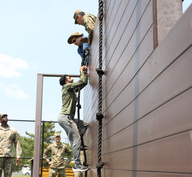 C5ISR Center employees participate in a Greening Course this spring at Fort Belvoir, Virginia, to better understand the challenges faced by the Soldiers they serve.