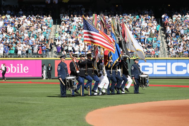 Joint Armed Forces Color Guard at 2023 MLB All-Star Game
