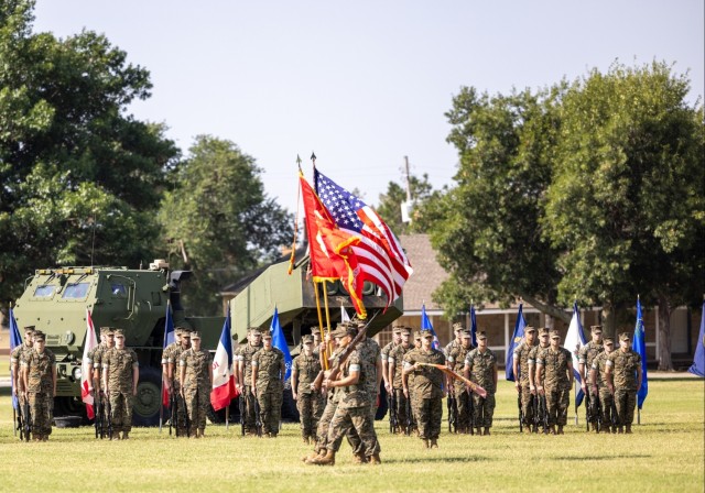 Fort Sill Marine Artillery Detachment welcomes new commander