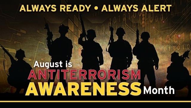 August is Antiterrorism Awareness Month