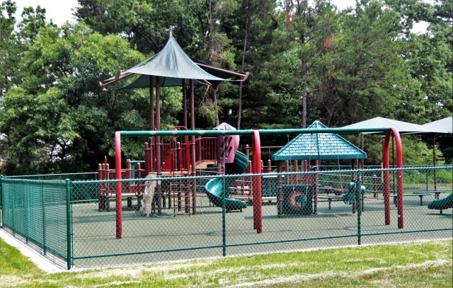 Floor replacement completed at Fort McCoy&#39;s Pine View Campground playground
