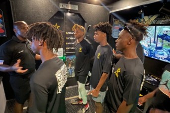 U.S. Army Empowers Young Men at Steve and Marjorie Harvey Mentorship Camp