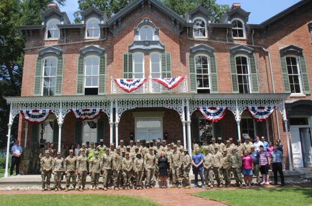 Over 100 law and JROTC members celebrate JAG Corps 248th Birthday at historic Kentucky home