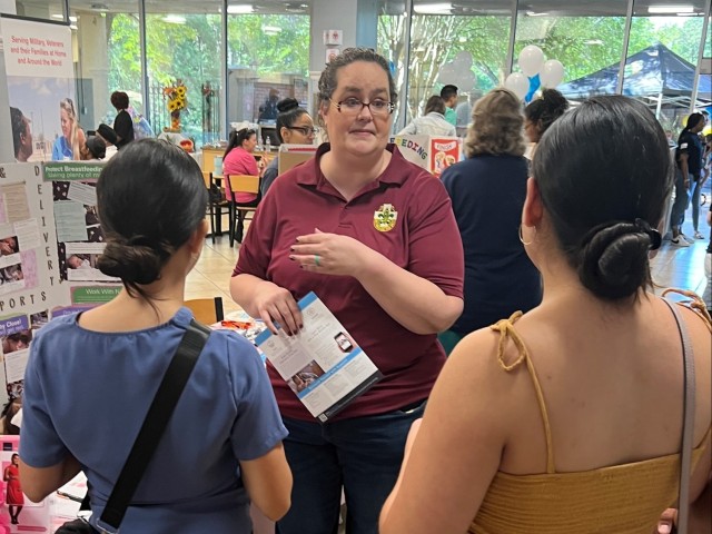 Breast Feeding Awareness Month health fair big hit for BJACH, Fort Johnson