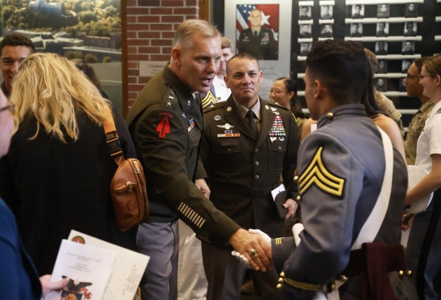 The U.S. Military Academy held an August Graduation and Commissioning Ceremony for seven members of the Class of 2023 at Crest Hall Aug. 3. USMA Superintendent Lt. Gen. Steven W. Gilland was the commencement speaker as Class of 2023 Cadets Miguel...