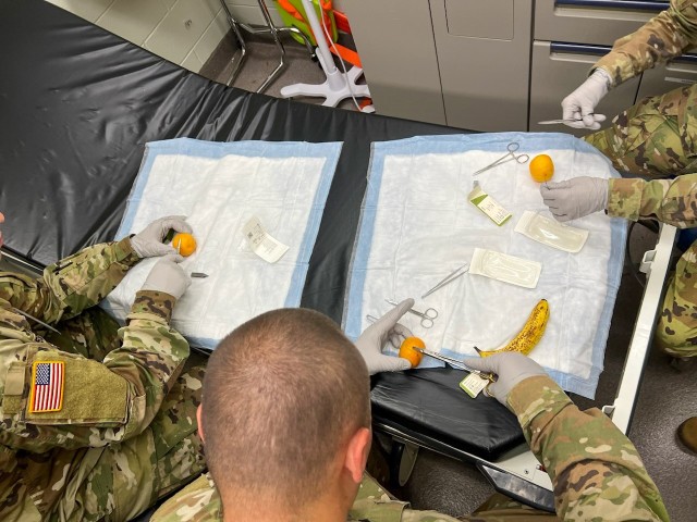 Army Reserve medics validate readiness of troops during MOBEX III