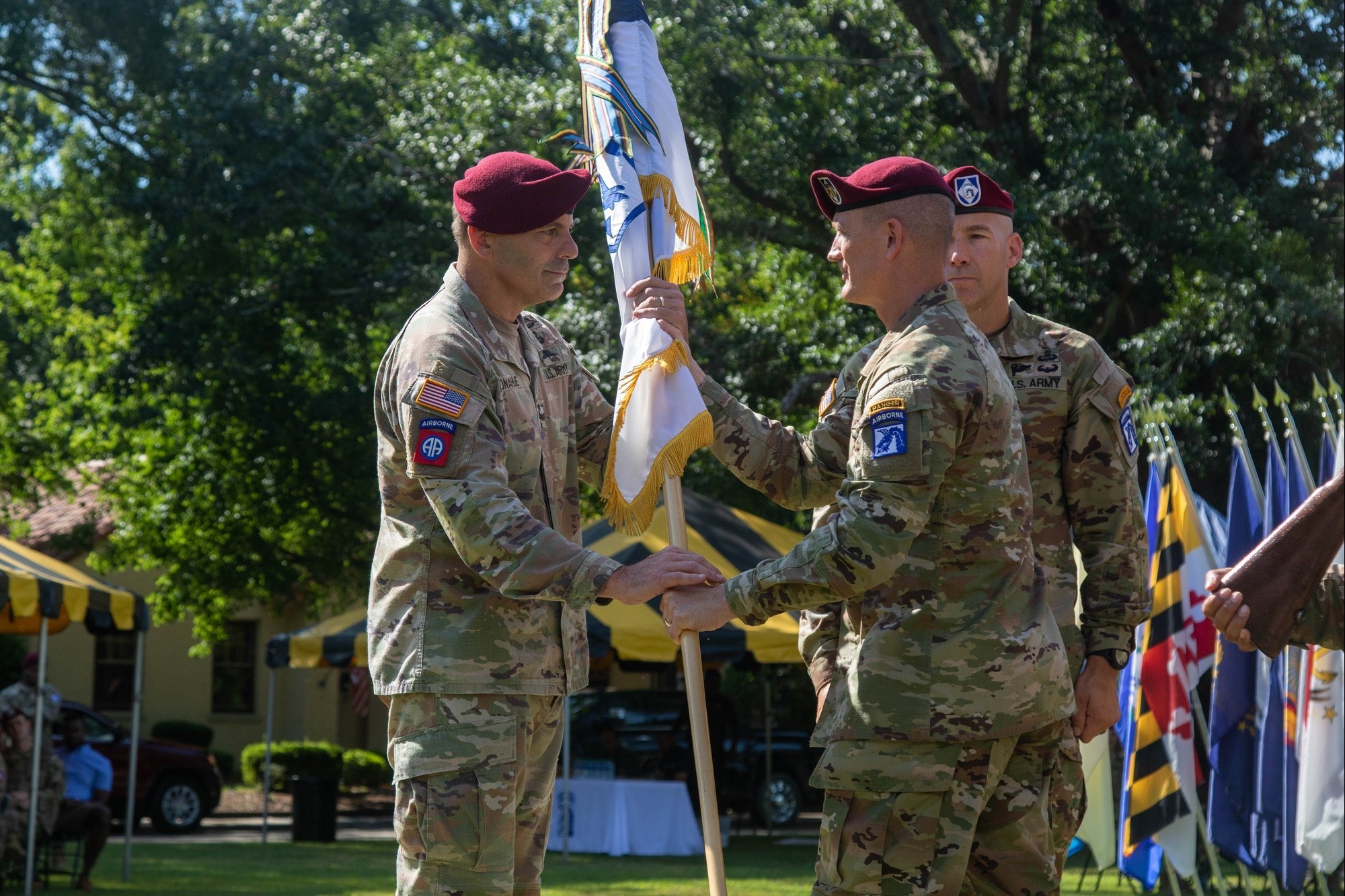 18th Airborne Corps Bids Farewell To CSM Holland, Welcomes CSM Barker ...