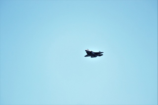 Wisconsin Air National Guard F-35 supports airshow &#39;dress rehearsal&#39; event at Fort McCoy