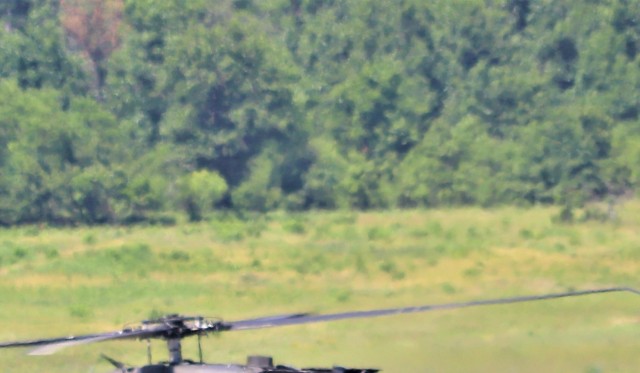 Wisconsin’s Air National Guard, Army National Guard combine in practice show at airport at Fort McCoy