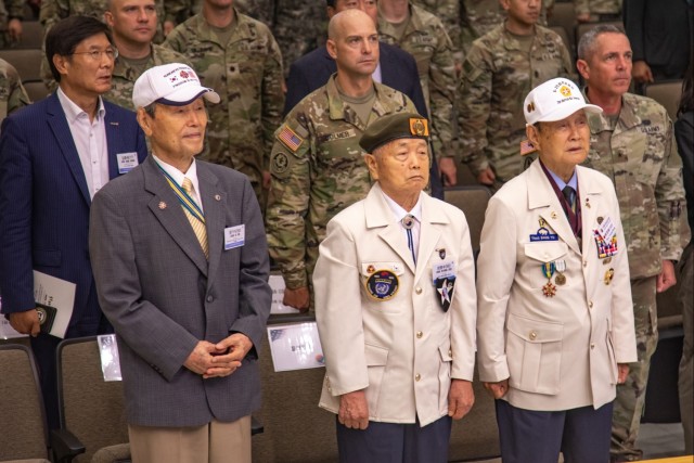 KATUSA soldiers past and present celebrate 73 years serving alongside U.S. Army Soldiers