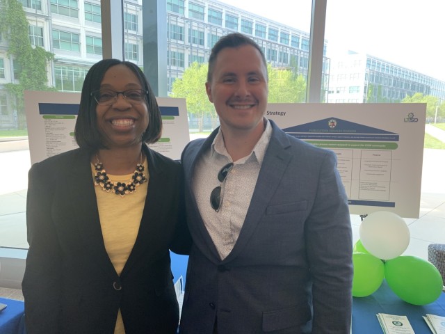 Ms. Terri Webster, Chief, C3T Technical Publications Support Branch, and Mr. Jarrod Shestak, ESA/P&E Technical Publications Support Branch were proud to be on hand for their Directorate’s first symposium.