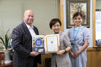 U.S. Army Garrison Yongsan-Casey Family and Morale, Welfare & Recreation was selected as the 2023 Best FMWR in the Pacific, August 1. 