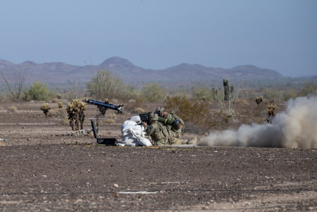 2-7 CAV troopers test new Javelin missile system at Yuma
