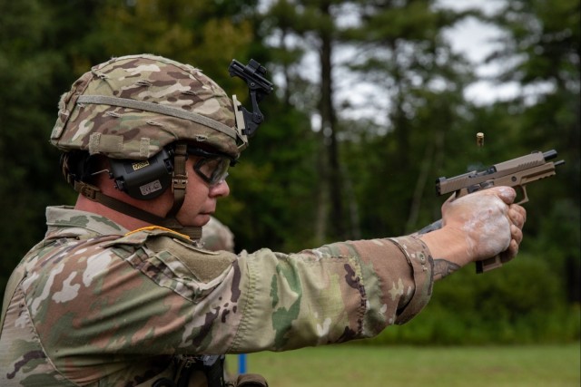 New York National Guard Soldiers compete in regional marksmanship match.