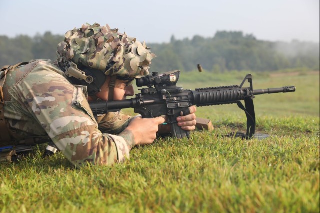 New York National Guard Soldiers compete in regional marksmanship match