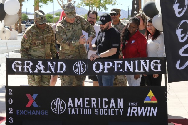 Fort Irwin welcomes American Tattoo Society studio