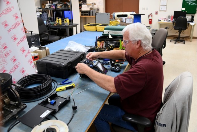 The EOM lab includes a machine shop that can refurbish venerable equipment by manufacturing replacement parts that are no longer available on the open market, separate trailers to splice and repair fiber optic cable, and a specially filtered...