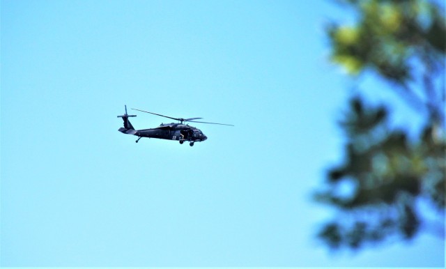 UH-60 Black Hawk ops for Wisconsin National Guard’s 2023 eXportable Combat Training Capability exercise
