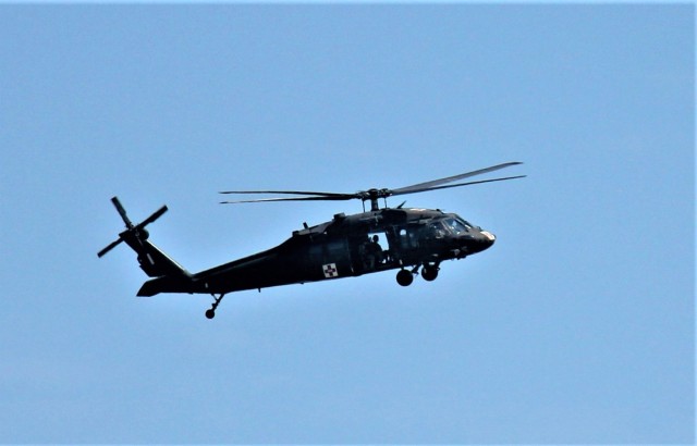 UH-60 Black Hawk ops for Wisconsin National Guard’s 2023 eXportable Combat Training Capability exercise