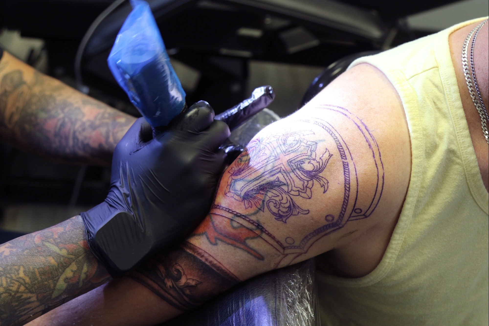 Fort Irwin American Tattoo Society studio Article The