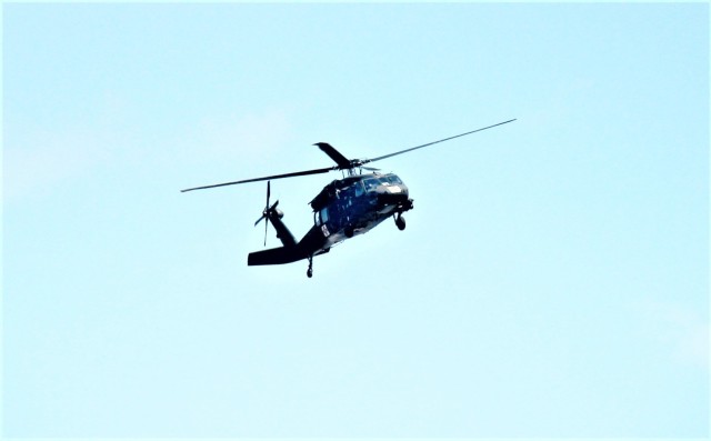 UH-60 Black Hawk ops for Wisconsin National Guard’s 2023 eXportable Combat Training Capability exercise