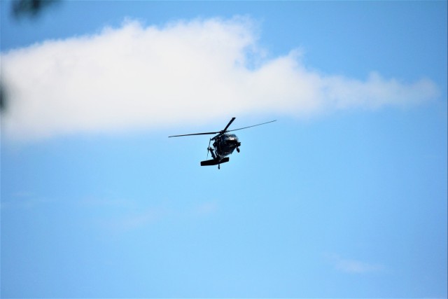 UH-60 Black Hawk ops for Wisconsin National Guard’s 2023 eXportable Combat Training Capability exercise