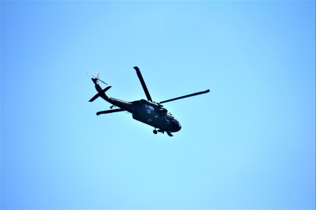 UH-60 Black Hawk ops for Wisconsin National Guard’s 2023 eXportable Combat Training Capability exercise