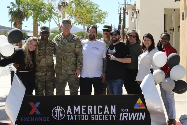 Fort Irwin welcomes American Tattoo Society studio