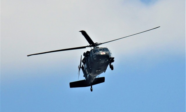 UH-60 Black Hawk ops for Wisconsin National Guard’s 2023 eXportable Combat Training Capability exercise