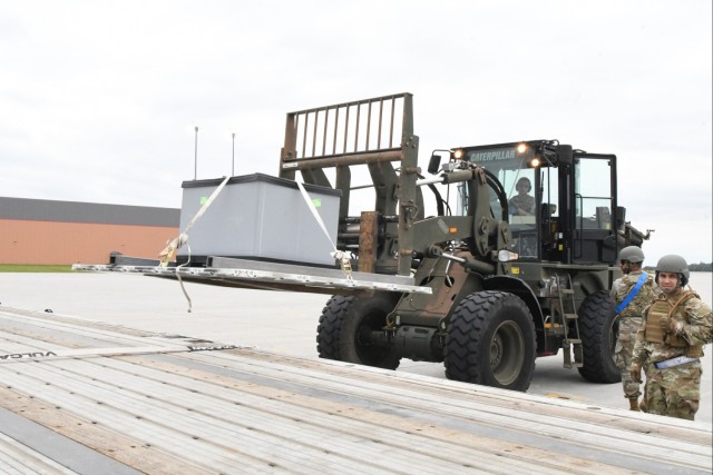 Joint Task Force trains on critical supply transport missions at Fort Drum