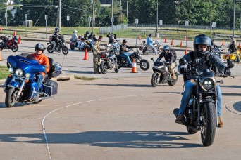 Riders focus on safety during post motorcycle ride and rally 