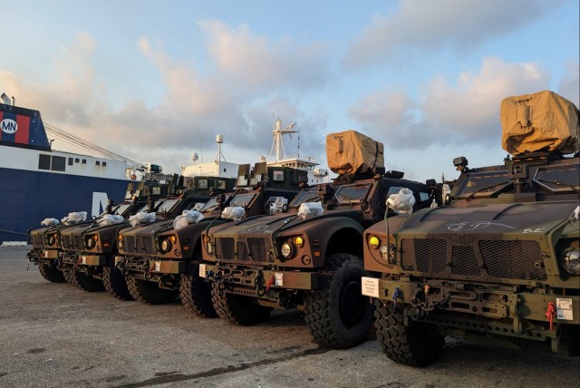 Planning, coordination key to success for AFSBn-Africa preparing M-ATVs for movement