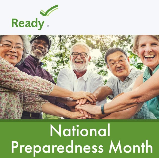 Older adults need to focus on National Preparedness Month