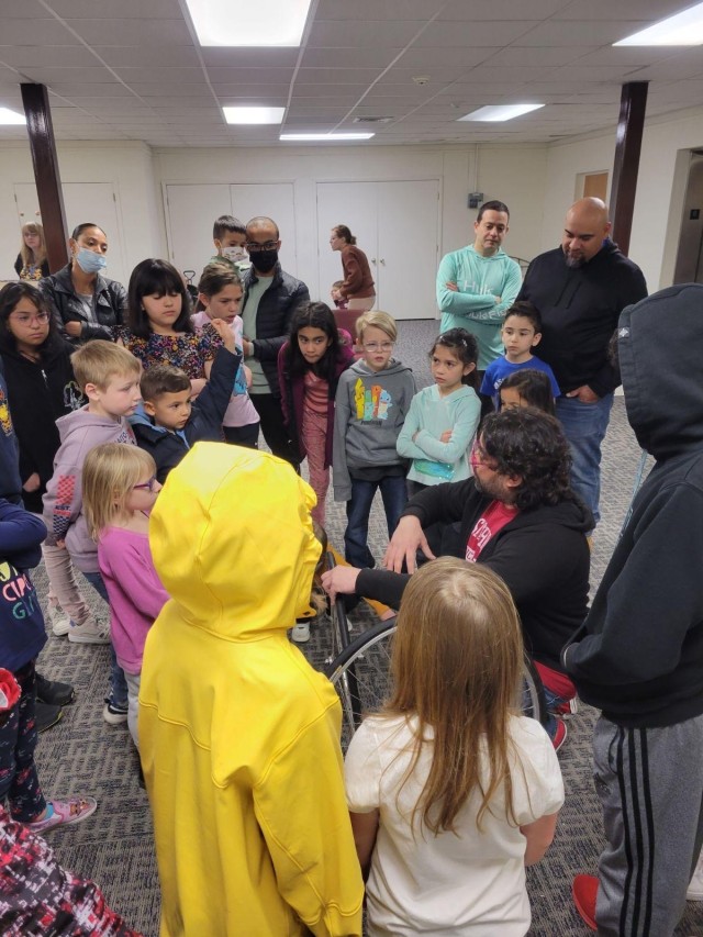 Damien Marianucci, a physicist at the U.S. Army Combat Capabilities Development Command Armaments Center, conducts science demonstrations at local schools, libraries and community events. The demonstrations are part of Picatinny Arsenal’s STEM Educational Outreach Program. 