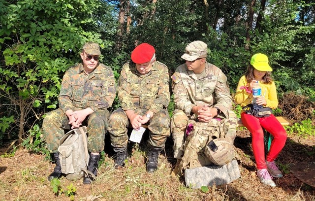 Soldiers from Dülmen APS-2 worksite foster positive relationships at German-led bivouac