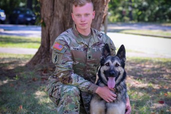 Meet Your Army: Fort Gregg-Adams Military Working Dog Handler 