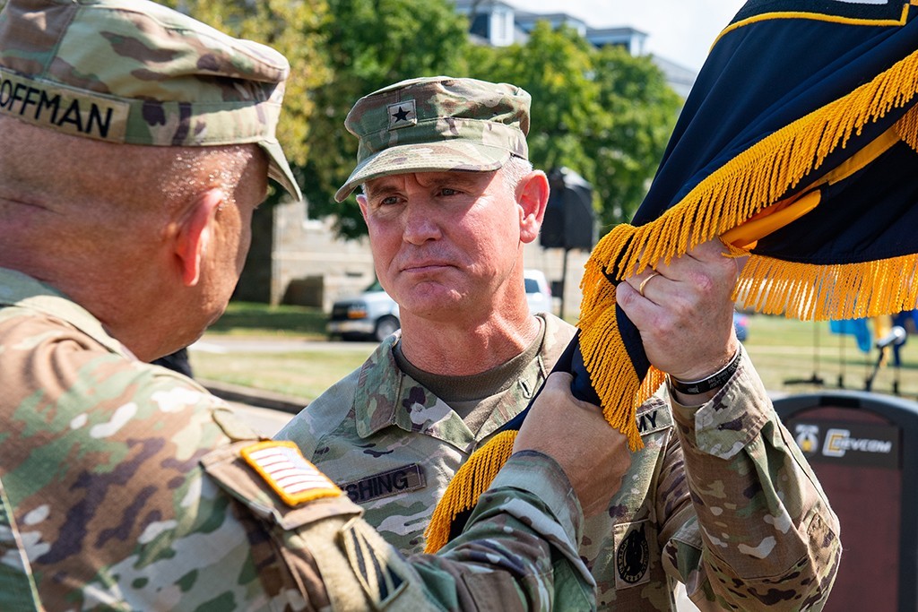 Brigadier General Cushing takes command of Article The