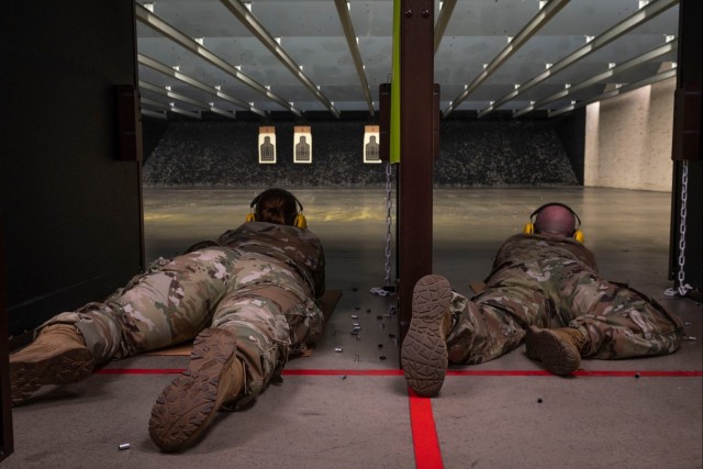 Soldier Scientists on-target during pistol range day