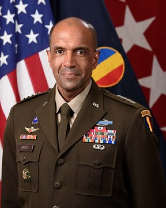 Gen. Gary Brito, commanding general of U.S. Army Training and Doctrine Command (TRADOC)