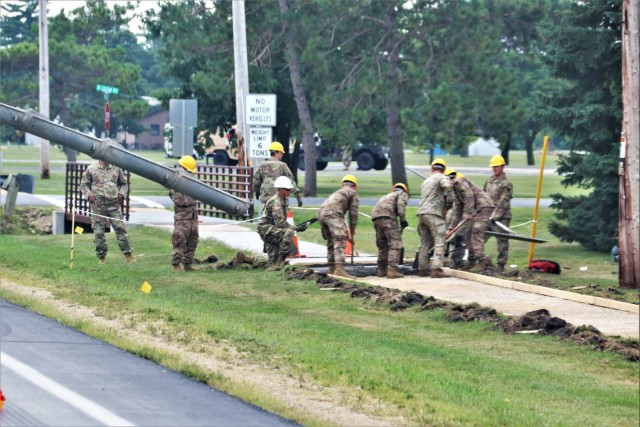 Training operations for Combat Support Training Exercise 86-23-02